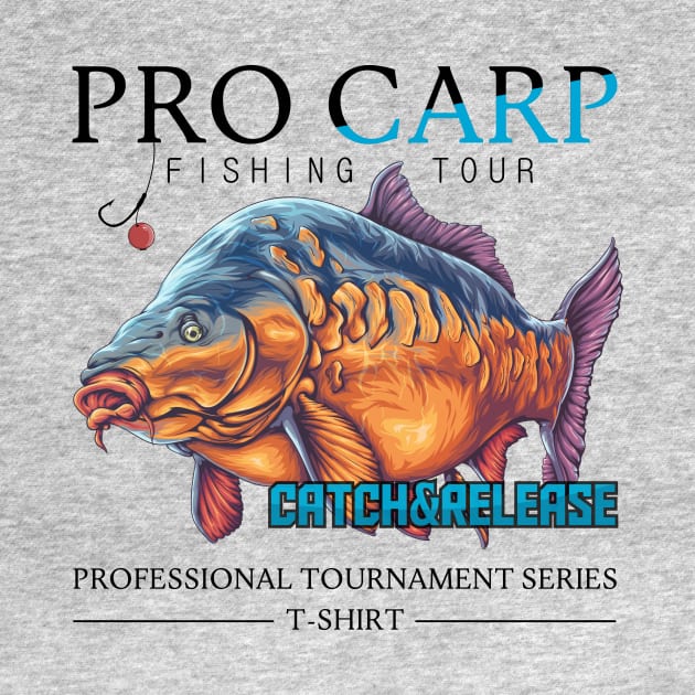 Pro carp fishing turnament by Crazy.Prints.Store